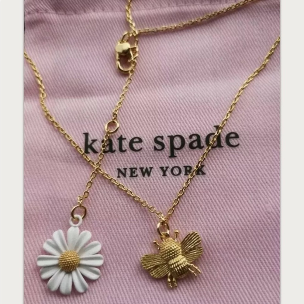 NEW KATE SPADE ALL A BUZZ NECKLACE